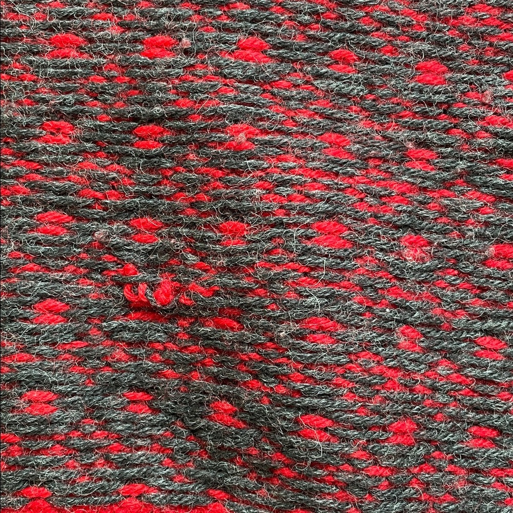 Dale of Norway Red, Black & White Nordic Cowl Sweater - Picture 13 of 15